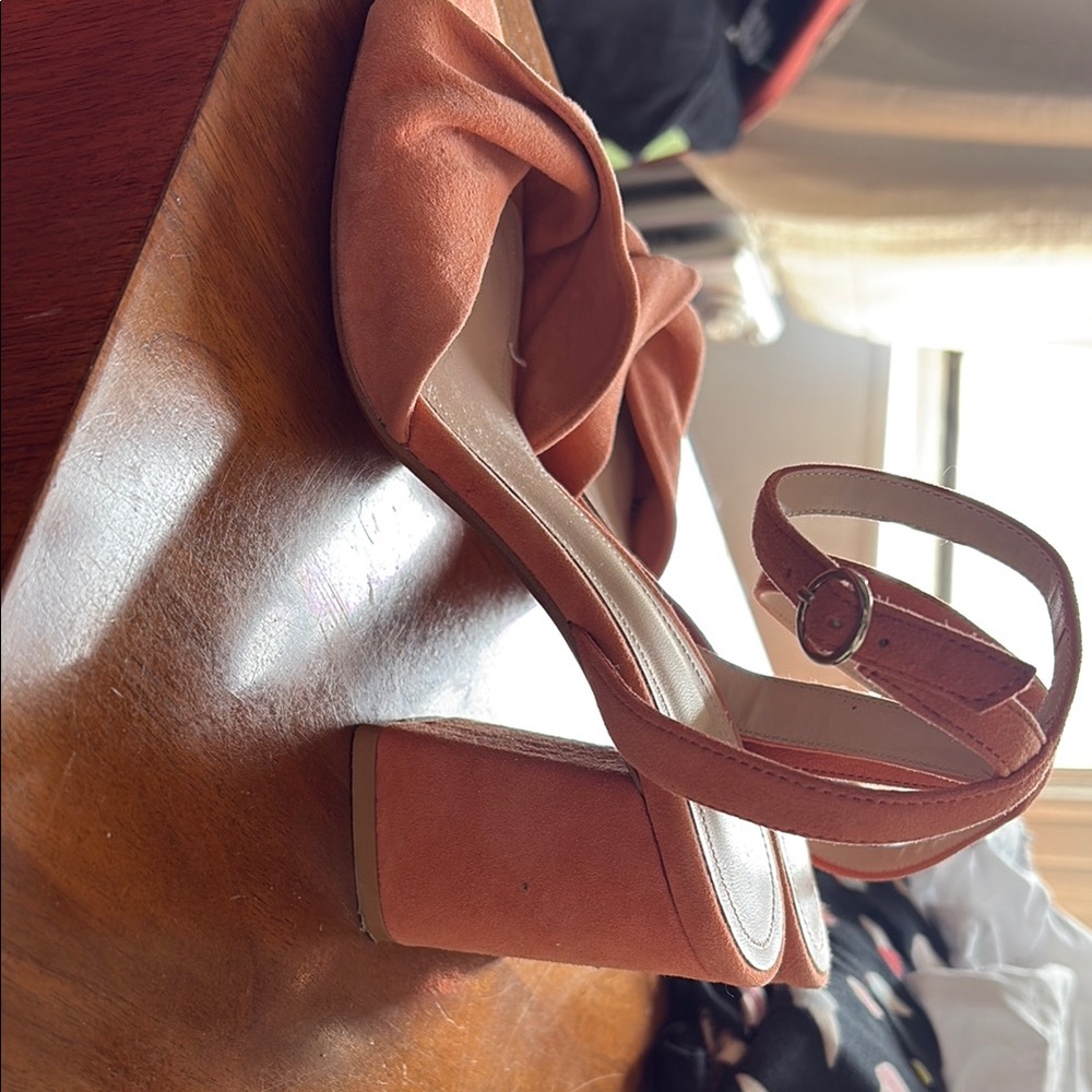 Mango Women's Coral Suede Sandals 38 - Picture 3 of 5